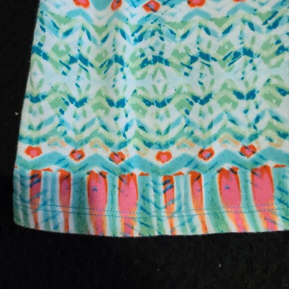 Ruby Rd Petites Womens Blouse Multi-Color Size PS Cotton Blend Stretch Pullover - Picture 10 of 12